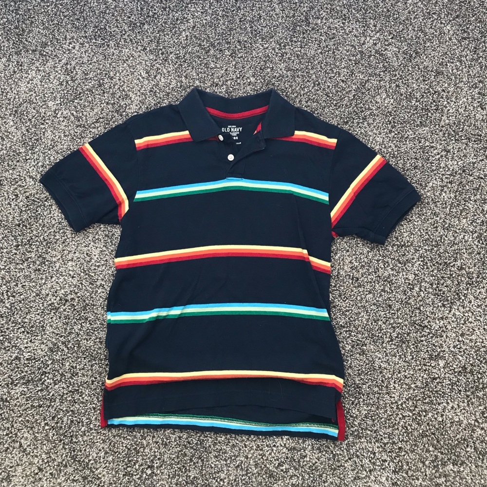 Boys Old Navy Collared Short Sleeve Shirt